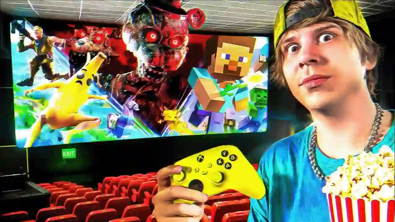 I rented a MOVIE THEATER to Play Video Games